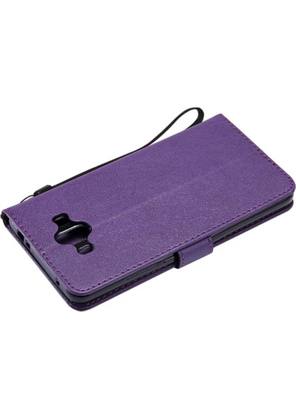 YH Mall Kart Yuvası ile Huawei Mate 10 Için Flip Case Iş Cüzdan Telefon Kılıfı (Yurt Dışından)