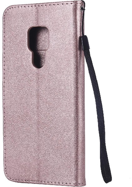 YH Mall Kart Yuvası ile Huawei Mate 20 Için Flip Case Klasik Düz Renk Yüksek Telefon (Yurt Dışından)