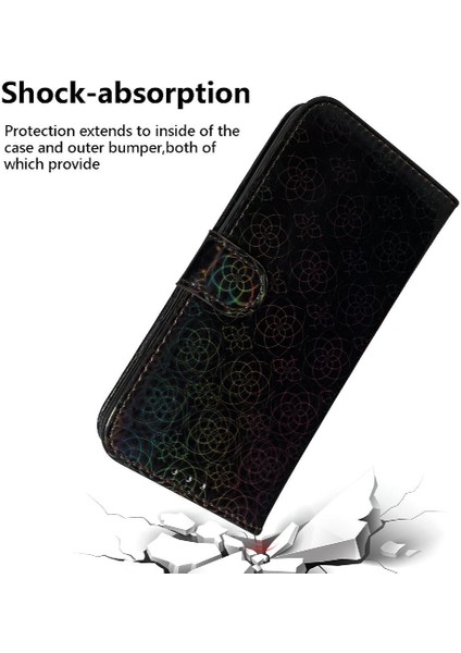 YH Mall Oneplus Nord Ce4 5g Glitter Renkli Kart Yuvası Premium Pu Için Flip Case (Yurt Dışından)