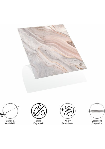 30x30 Cm Pvc Duvar Karosu 4'Lü Paket - Antik Mermer fiyatları