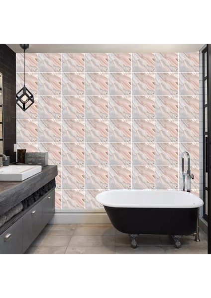 30x30 Cm Pvc Duvar Karosu 4'Lü Paket - Antik Mermer modelleri