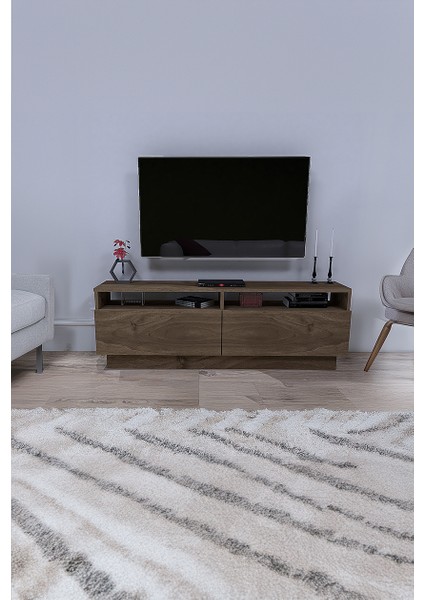 Modern Şık Tasarim Tv Ünitesi Ceviz Tv9