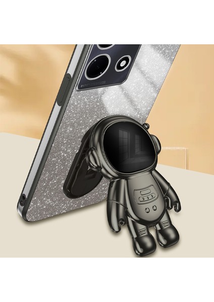 Infinix Note 30 Vıp 5g Kickstand Galvanik Pc + Tpu Telefon Kapağı (Yurt Dışından)