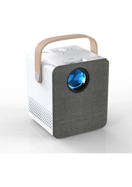 Android 4K Destekli Wi-Fi + Bluetooth LCD LED Projeksiyon Cihazı - 220 Inç Yansıtma - Audio Hoparlör