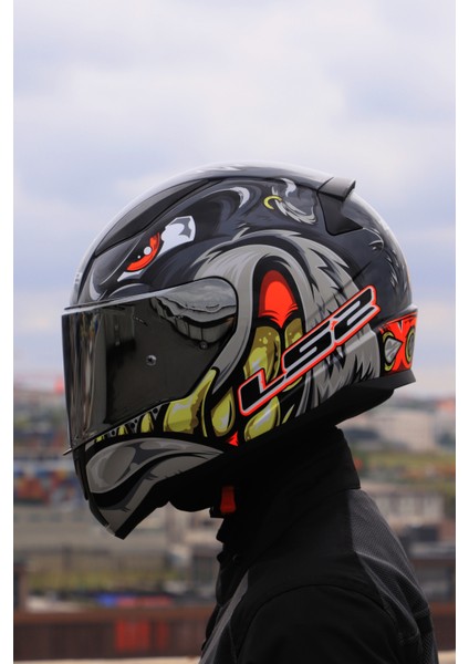 Rapıd 2 Spox Gri-Kırmızı Kask