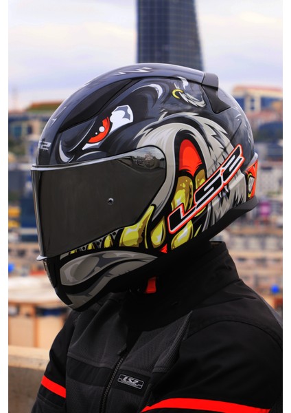 Rapıd 2 Spox Gri-Kırmızı Kask