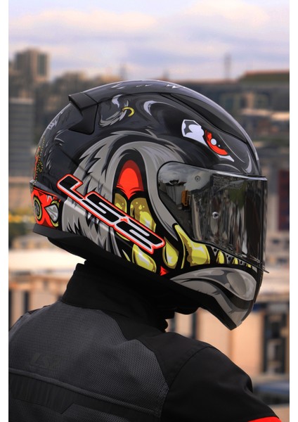 Rapıd 2 Spox Gri-Kırmızı Kask indirimleri