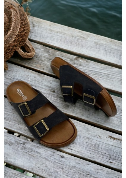 Arizona Ortopedik Terletmez Kaymaz Taban Plaj Bahce Günlük 4 Mevsim Erkek Terliği modelleri