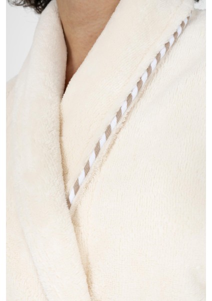 Biyeli Şal Yaka Bambu Bornoz modelleri