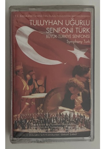 Tuluyhan Uğurlu Senfoni Türk Senfonisi Kaset (Jelatininde Sıfır Orjnal Dönem Baskı Kaset)