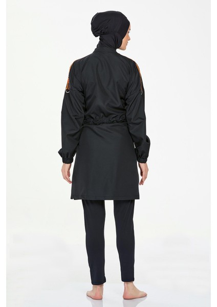 Tam Kapalı Tesettür Mayo Teressa 8267 Siyah indirimleri
