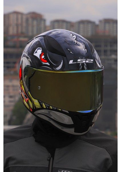 Rapıd 2 Spox Gri-Kırmızı Kask