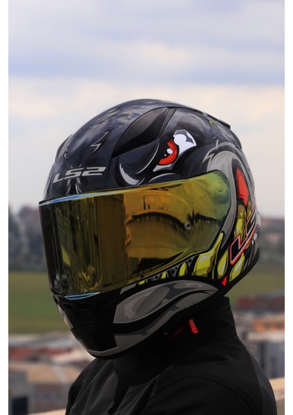 Rapıd 2 Spox Gri-Kırmızı Kask