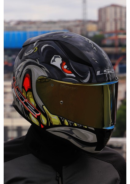 Rapıd 2 Spox Gri-Kırmızı Kask