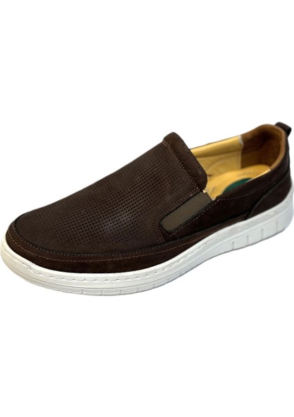 Kafkaslar Tam Ortopedik Gerçek Deri Yumuşak Günlük Erkek Ayakkabı