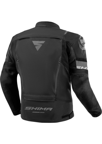Shima Solid 2.0 Korumalı Motosiklet Montu Siyah