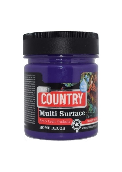 Country Multi Surface Hobi Boyası 1044 Mor 120CC