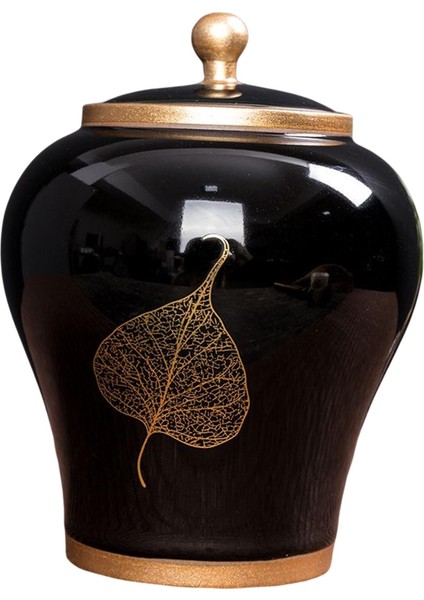 Zencefil Kavanoz Depolama Kavanoz Çay Kutusu Dekoratif Seramik (Yurt Dışından)