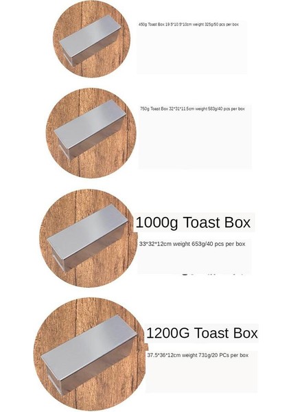 Tost Kalıbı Tava Piş I Piş Kek Kapaklı 750G (Yurt Dışından) modelleri