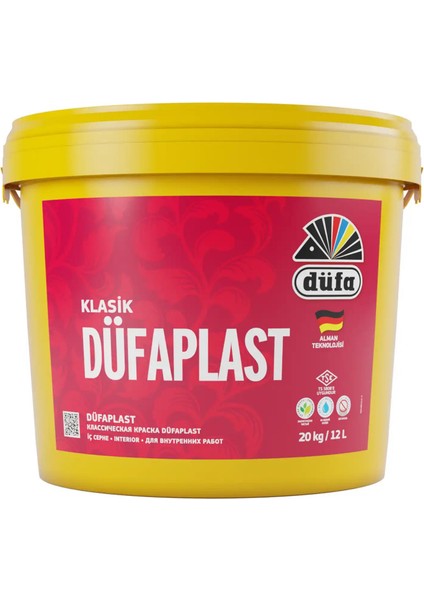 Klasik Düfaplast İç Cephe Duvar Boyası 3939 Köpük Şeker 12 l