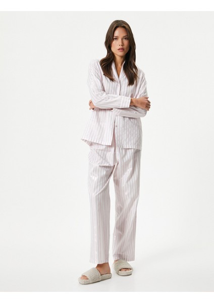 Gömlek Yaka Pijama Üstü Uzun Kollu Düğmeli fiyatları