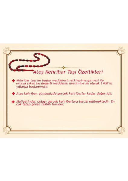 Kararmaz Metal Su Damlası Püsküllü Arpa Kesim Bilek Boy Su Mavisi Ateş Kehribar Tesbih
