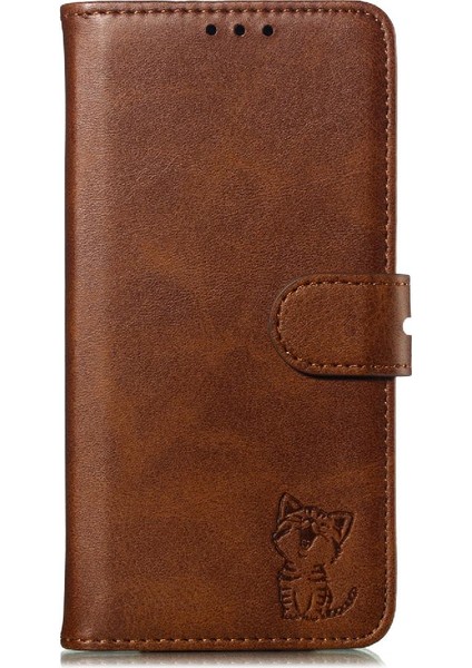 Huawei P20 Için Cüzdan Durumda Tüm Yuvarlak Koruma Kickstand Kart Tutucu (Yurt Dışından) modelleri