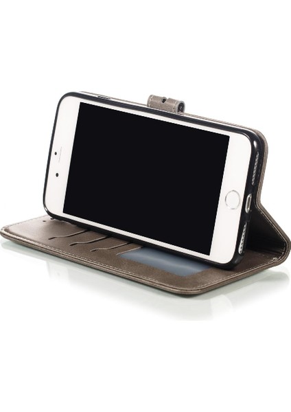 Iphone 6 Için Cüzdan Durumda Artı/7 Artı/8 Artı Kart Tutucu Manyetik Kapatma (Yurt Dışından)