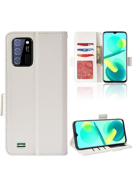 Oukitel C25 Cüzdan Pu Deri Kart Yuvaları Tutucu Yan Toka Için Kılıf (Yurt Dışından)