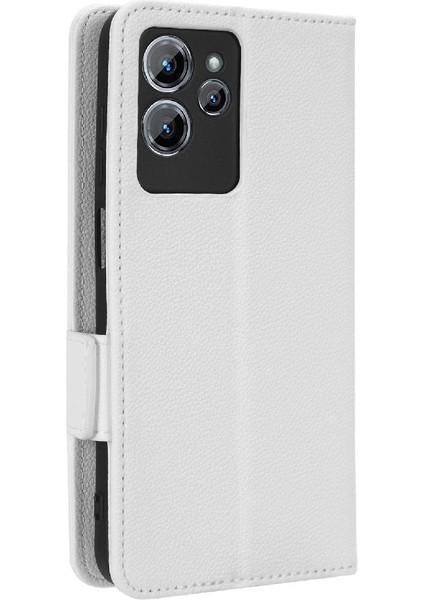 Oukitel C32 Yan Toka Cüzdan Manyetik Pu Deri Kart Yuvaları Için Kılıf (Yurt Dışından)