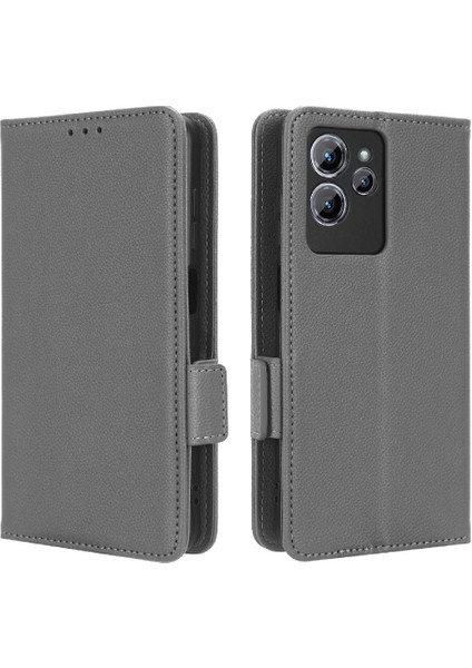 Oukitel C32 Yan Toka Cüzdan Manyetik Pu Deri Kart Yuvaları Için Kılıf (Yurt Dışından)