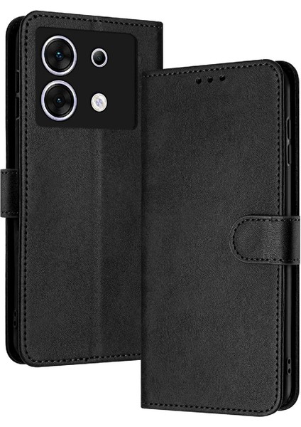Toka Saf Renk ile Infinix Sıfır 30 5g Pu Deri Için Flip Case (Yurt Dışından)