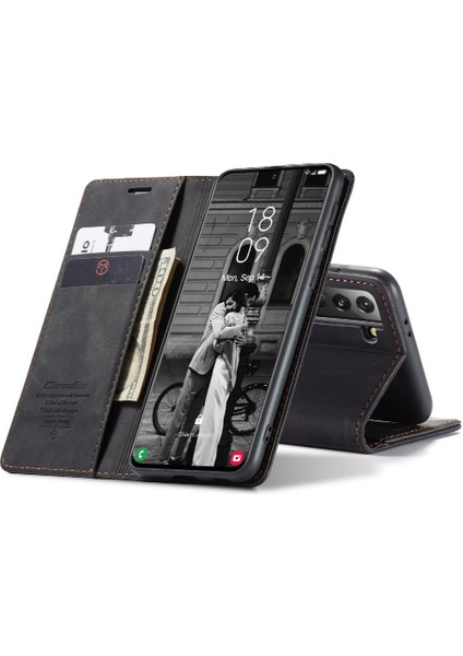 Manyi Mall Samsung Galaxy S21 Artı Kılıf Kart Yuvası Için Flip Case Kickstand Flip Folio (Yurt Dışından)