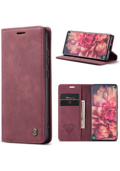 Samsung Galaxy S21 Ultra Kılıf Için Flip Case Kart Yuvası Kickstand Manyetik (Yurt Dışından) fırsatları