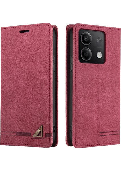 Xiaomi Redmi Için Not 13 4g Iki Kart Yuvaları Premium Deri Kickstand (Yurt Dışından)