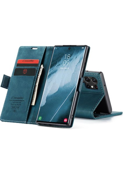 Samsung Galaxy S23 Ultra Kılıf Için Flip Case Kart Yuvası Kickstand Flip Folio (Yurt Dışından) fırsatları