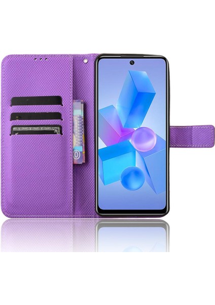 Infinix Sıcak 40 Pro 4g Kart Tutucu Manyetik Cüzdan Kapak Kickstand Için Kılıf (Yurt Dışından)