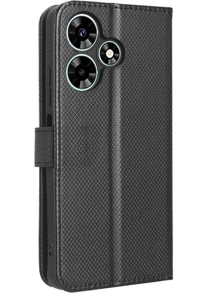 Infinix Sıcak 30 Oynamak Için Kılıf Kickstand Manyetik Cüzdan Kapak Kart Tutucu (Yurt Dışından)