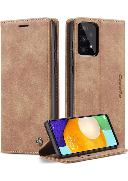 Samsung Galaxy Için Flip Case A53 5g Vintage Pu Deri Cüzdan Flip Folio (Yurt Dışından)