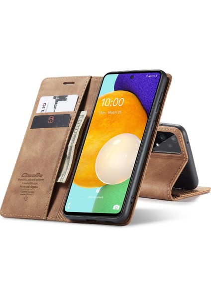 Samsung Galaxy Için Flip Case A53 5g Vintage Pu Deri Cüzdan Flip Folio (Yurt Dışından) modelleri