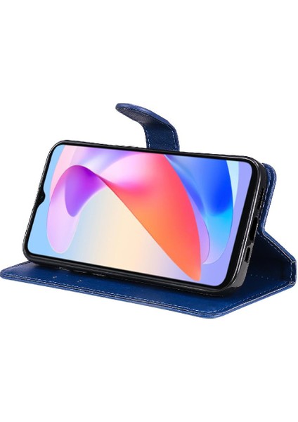 Onur Için Flip Case X6A 4g Klasik Düz Renk Iş Cüzdan Telefon Kılıfı (Yurt Dışından)