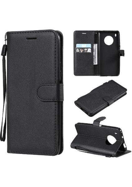 Huawei Y9A Iş Cüzdan Telefon Kılıfı Için Flip Case Yüksek Kalite Deri (Yurt Dışından)