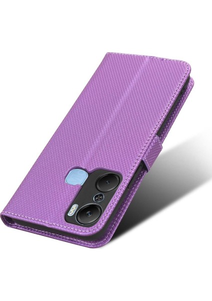Infinix Sıcak 12 Pro Kickstand Manyetik Cüzdan Kart Tutucu Kapak Için Kılıf (Yurt Dışından)