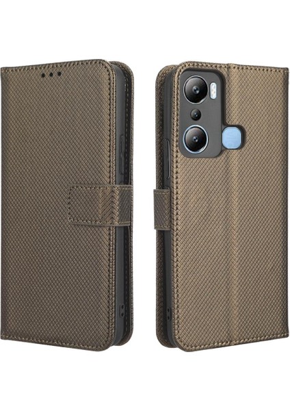 Infinix Sıcak 20I Manyetik Cüzdan Kapak Için Kılıf Kickstand Kart Tutucu (Yurt Dışından)