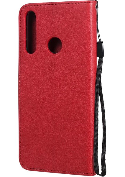 Huawei Y6P Yüksek Kaliteli Deri Klasik Düz Renk Için Flip Case (Yurt Dışından) fırsatları