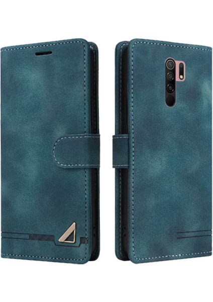 Xiaomi Redmi 9 Cüzdan Için Flip Case Basit Iş Deri Kılıf Flip (Yurt Dışından)