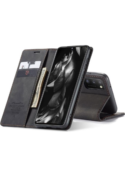 Samsung Galaxy Için Flip Case Folio Flip Folio Kitap Vintage Pu Deri Cüzdan (Yurt Dışından) modelleri