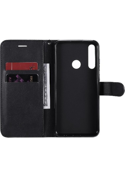 Huawei Y6P Yüksek Kaliteli Deri Klasik Düz Renk Için Flip Case (Yurt Dışından) indirimleri