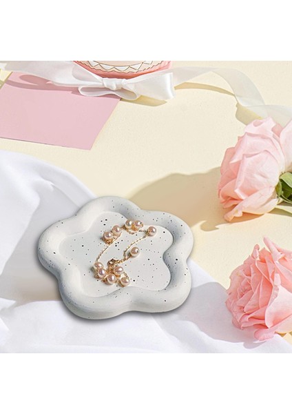 Icı Şekil Dekoratif Tepsi Dresser Hediyeler Için Vanity Tepsi Çiçek (Yurt Dışından)