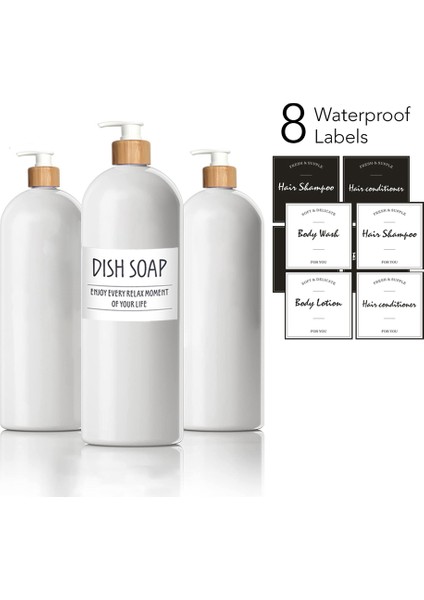 Bir Stil 500 ml Sıvı Sabunluk Şişe Şampuan Vücut Yıkama Duş Jeli Şişe Ev Banyo Doldurulabilir Şişe (Yurt Dışından) fiyatları